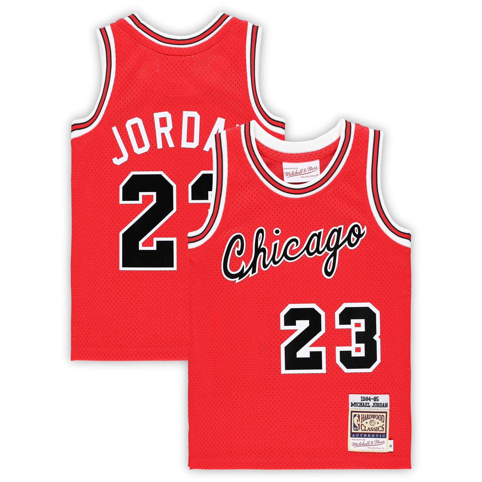Michael Jordan Chicago Bulls Mitchell & Ness Preschool Hardwood Classics 1984/85 Authentic Swingman Basketball Jersey - Red