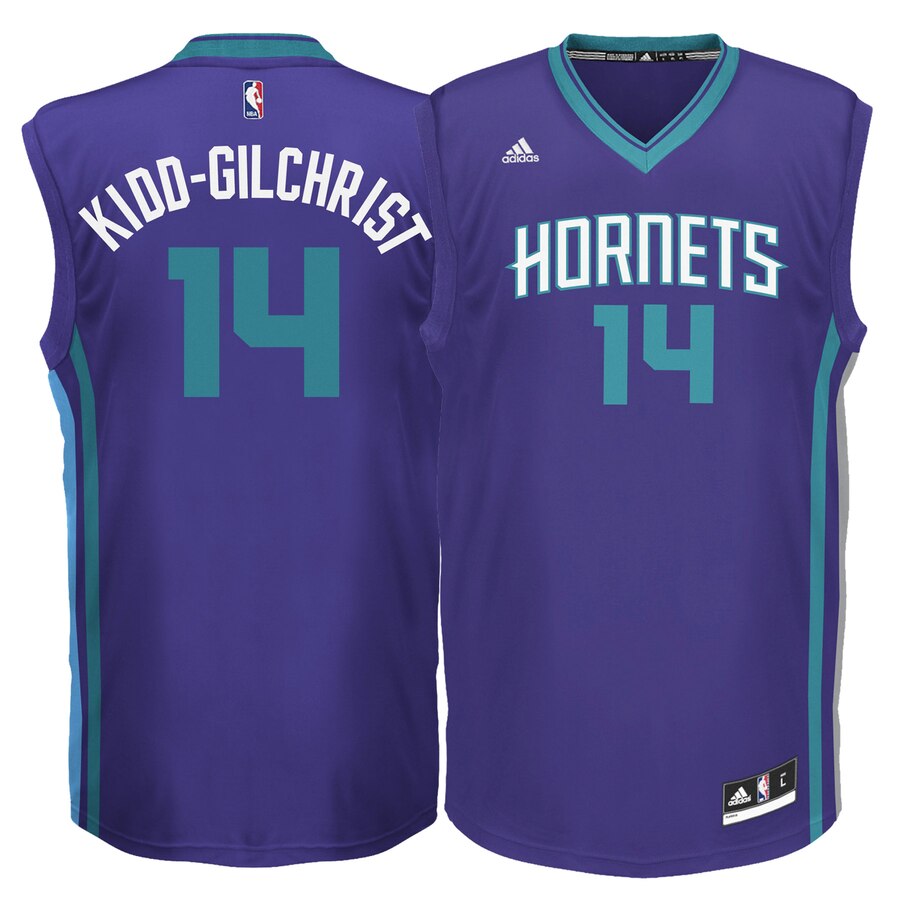 Michael Kidd-gilchrist Charlotte Hornets Adidas Replica Basketball Jersey - Purple