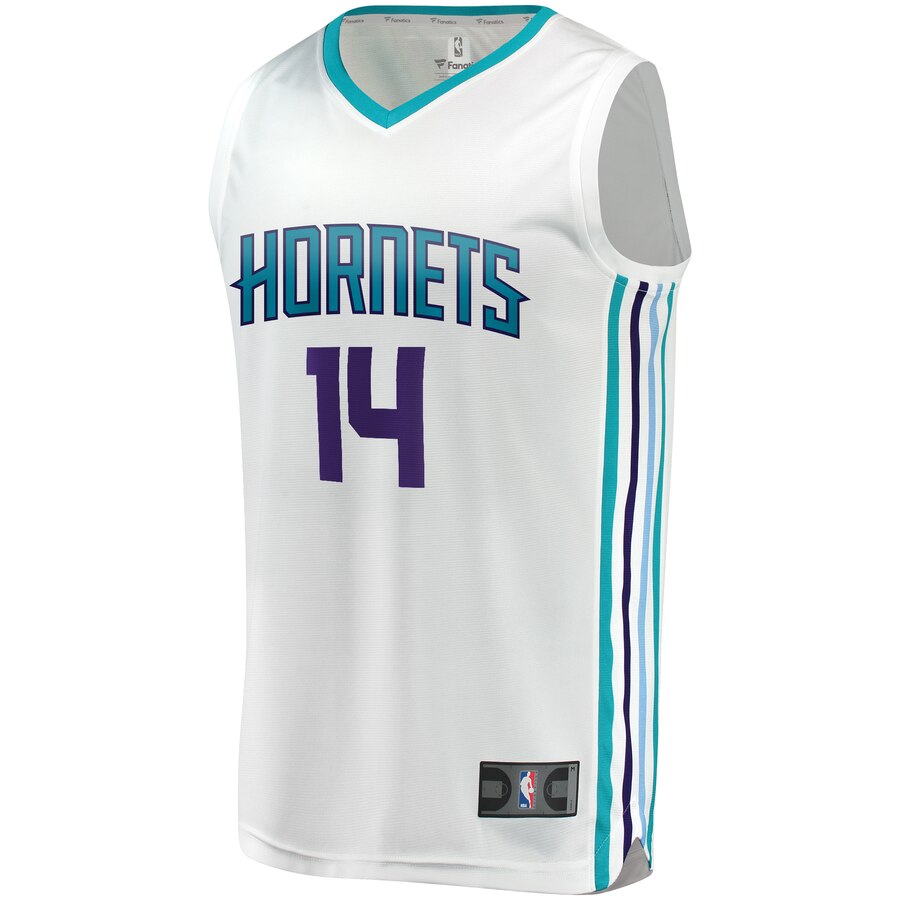 Alternative view of Michael Kidd-gilchrist Charlotte Hornets Fanatics Branded Youth Fast Break Replica Player Basketball Jersey - Association Edition - White