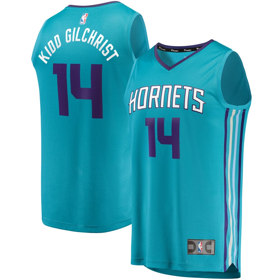 Michael Kidd-gilchrist Charlotte Hornets Fanatics Branded Youth Fast Break Replica Player Basketball Jersey - Icon Edition - Teal