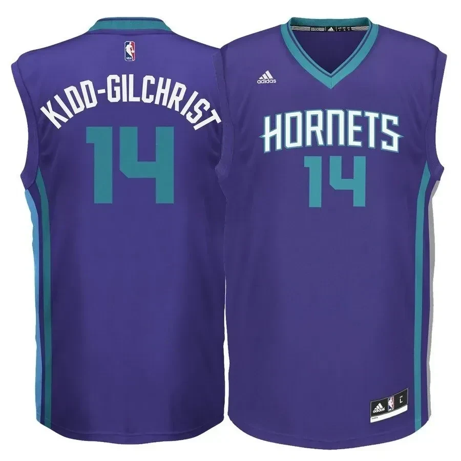 Michael Kidd-gilchrist Charlotte Hornets Basketball Jersey - Purple - JS985 