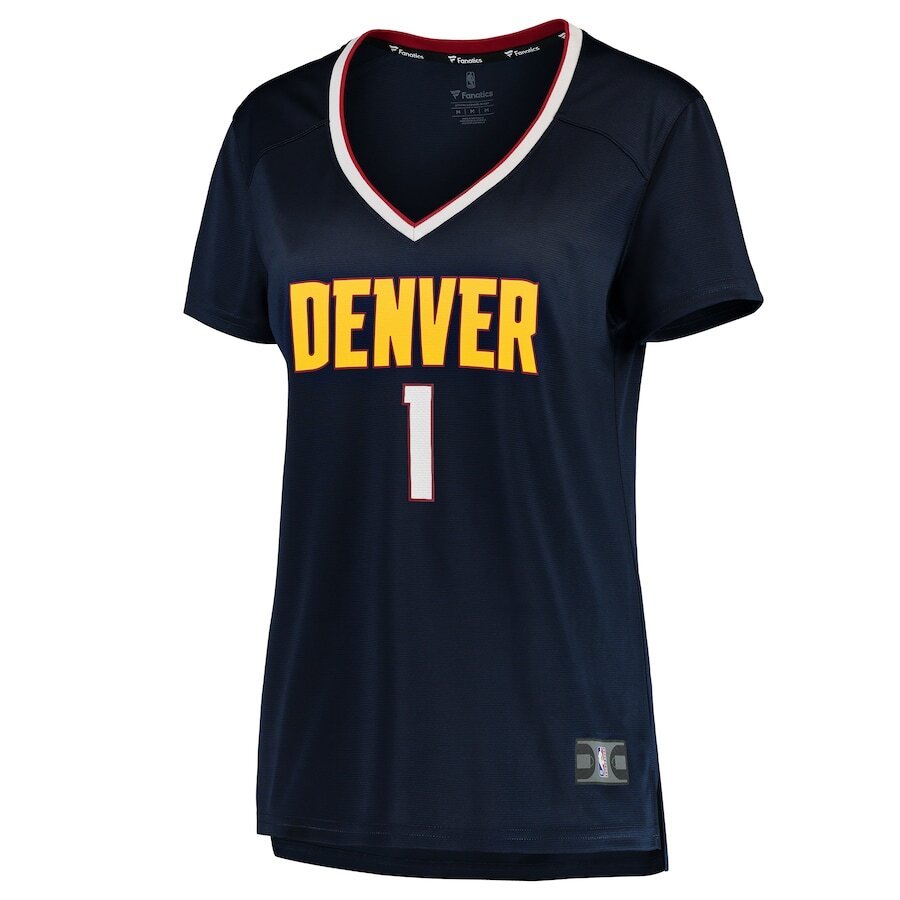 Alternative view of Michael Porter Jr. Denver Nuggets Women's Fast Break Player Basketball Jersey - Icon Edition - Navy