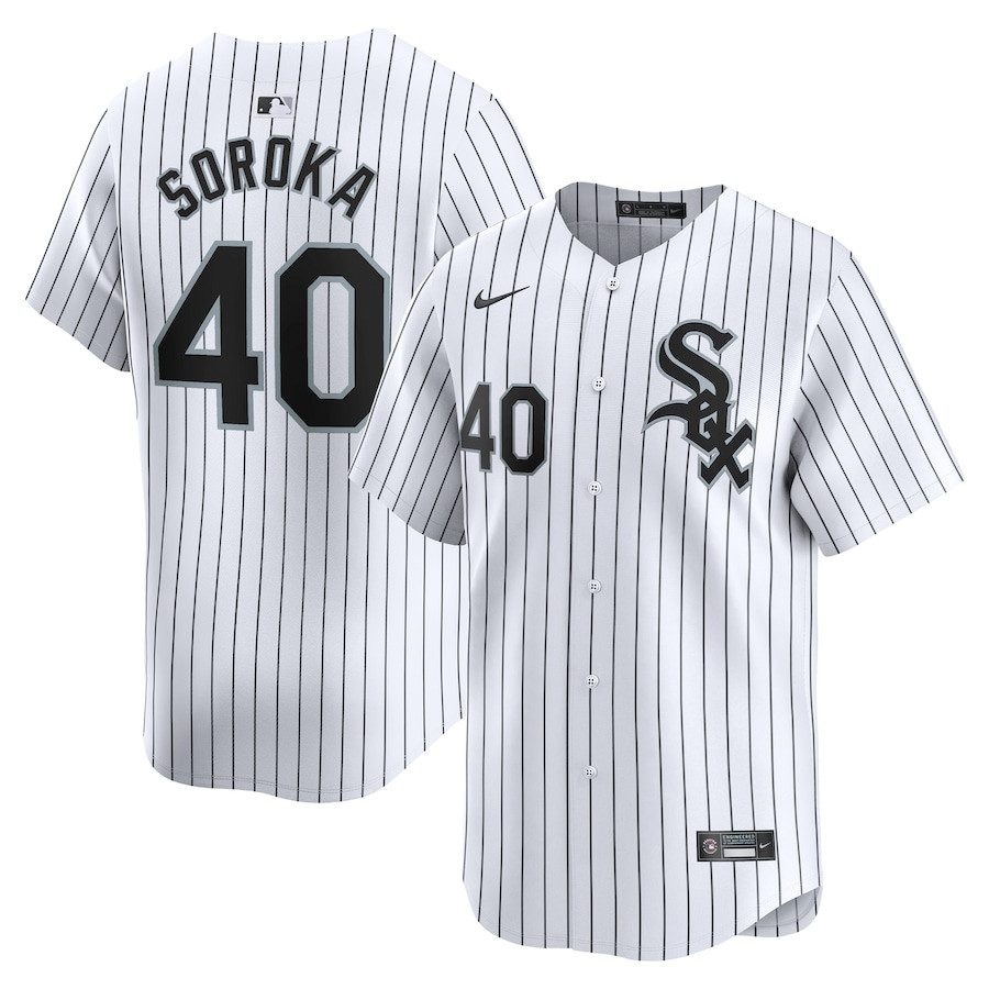 Michael Soroka 40 Chicago White Sox Home Limited Men Jersey - White