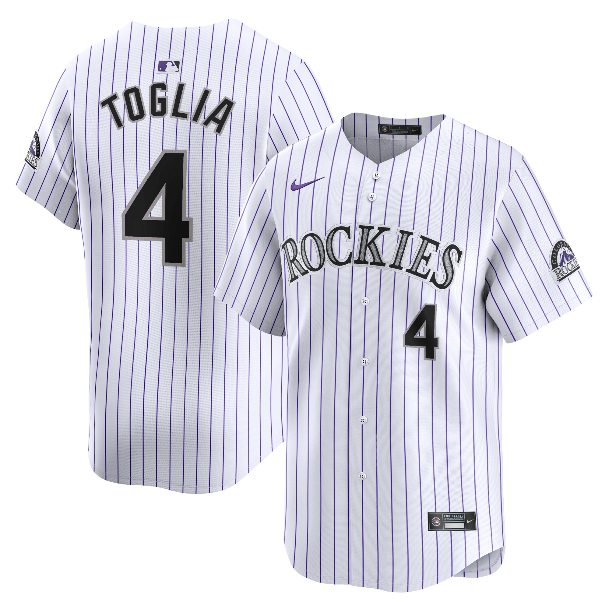 Michael Toglia Colorado Rockies Home Limited Player Baseball Jersey - White