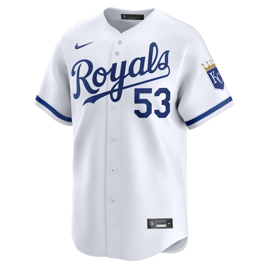 Alternative view of Michael Wacha 53 Kansas City Royals Home Limited Player Men Baseball Jersey - White 