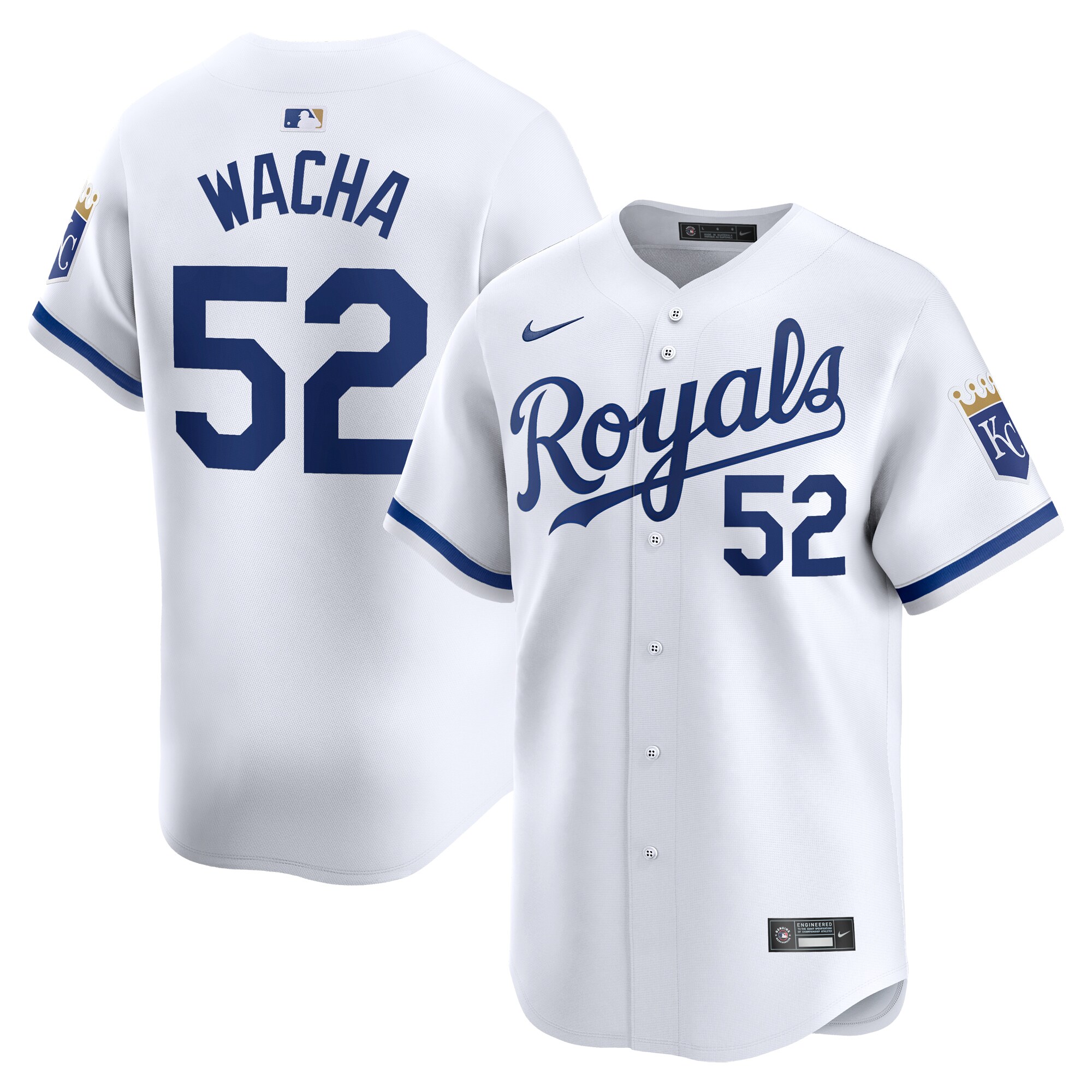 Michael Wacha Kansas City Royals Home Limited Player Baseball Jersey - White