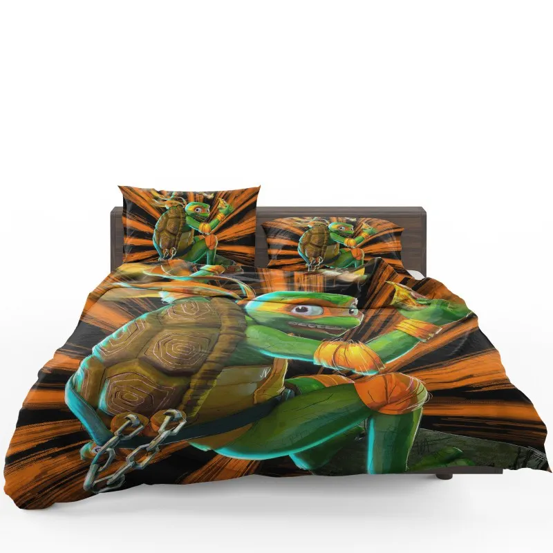 Michelangelo Teenage Mutant Ninja Turtles Unite Bedding Set - Custom Bedding Set