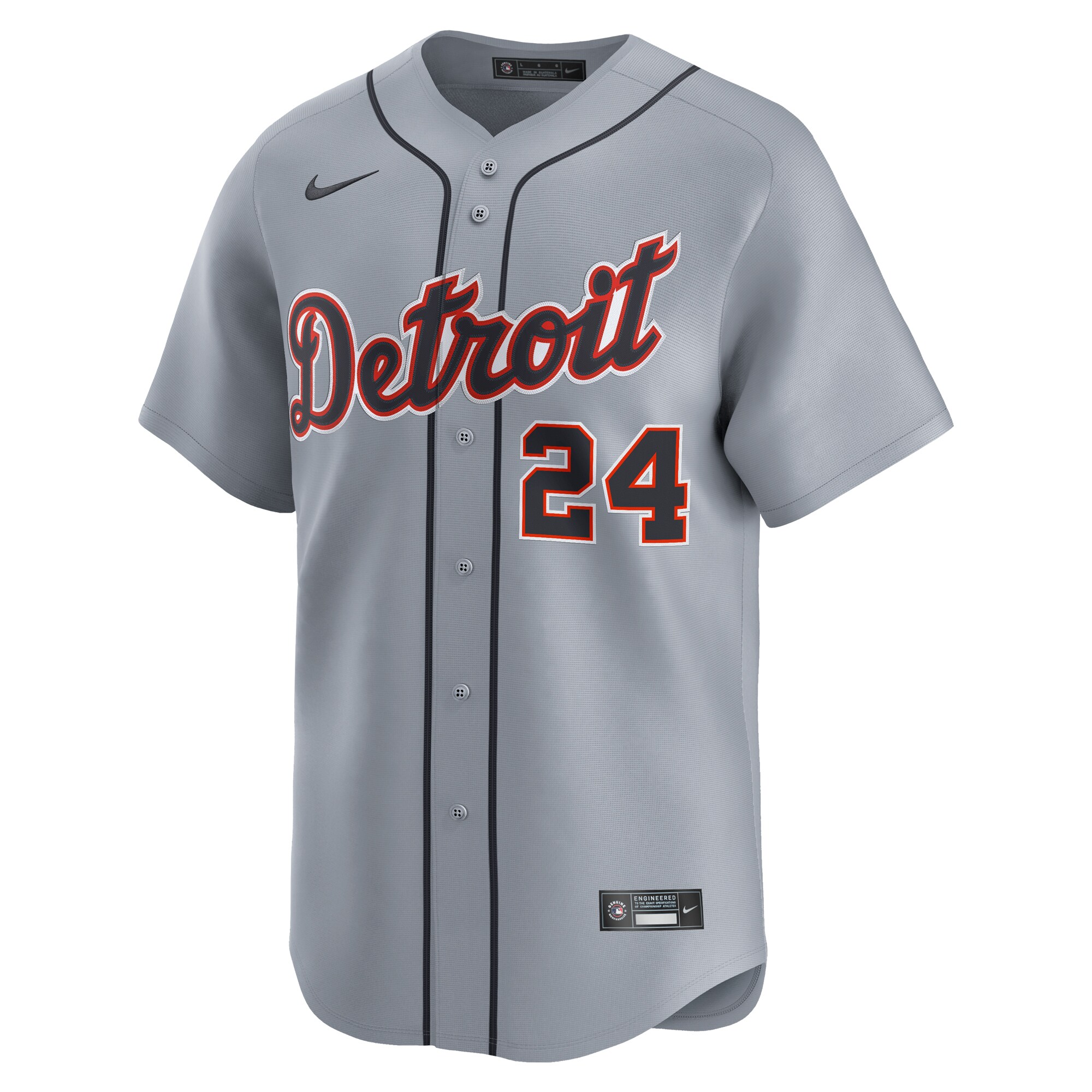 Alternative view of Miguel Cabrera Detroit Tigers Road Limited Player Baseball JerseyÃƒâ€šÃ‚Â ÃƒÂ¢Ã¢â€šÂ¬Ã¢â‚¬Å“ Gray
