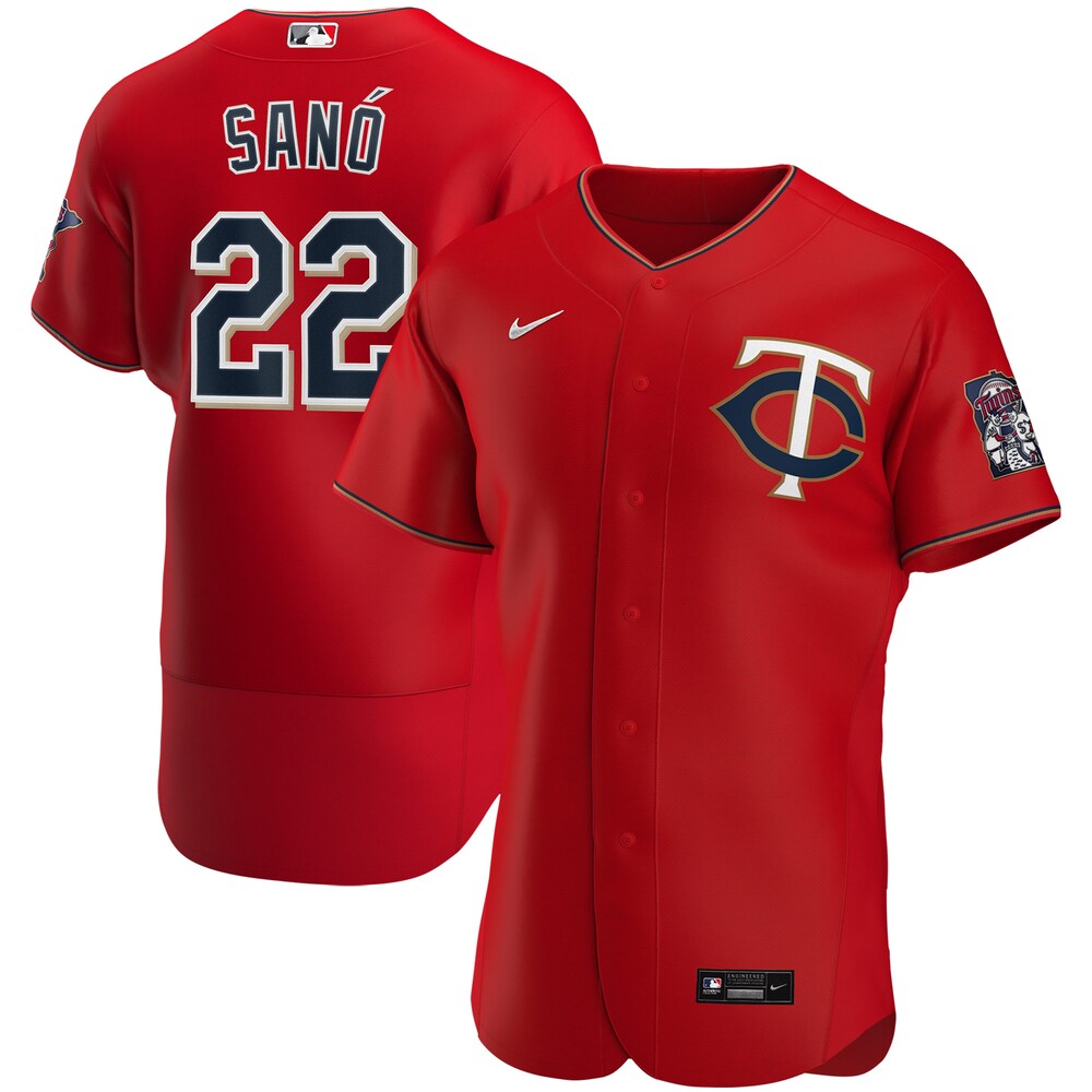 Miguel Sano Minnesota Twins Alternate 2020 Player Baseball Jersey - Red Color