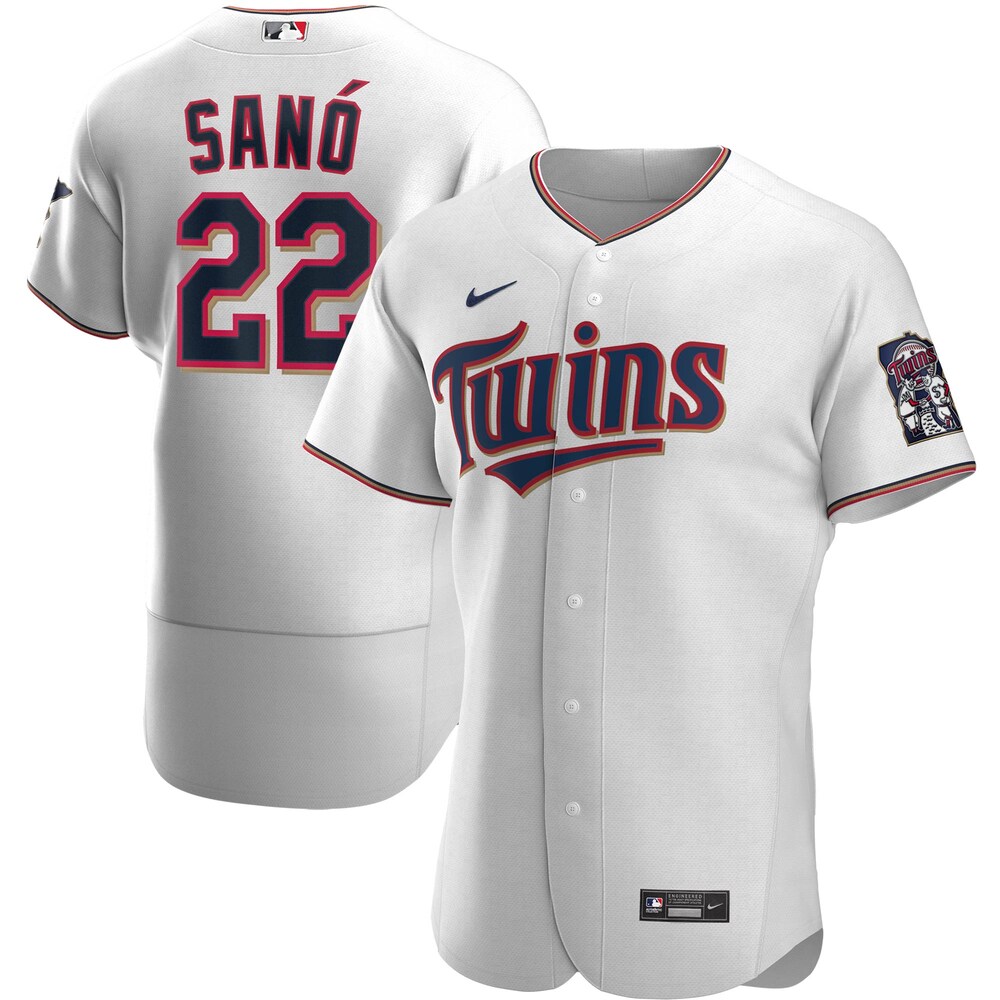 Miguel Sano Minnesota Twins Home 2020 Player Baseball Jersey - White