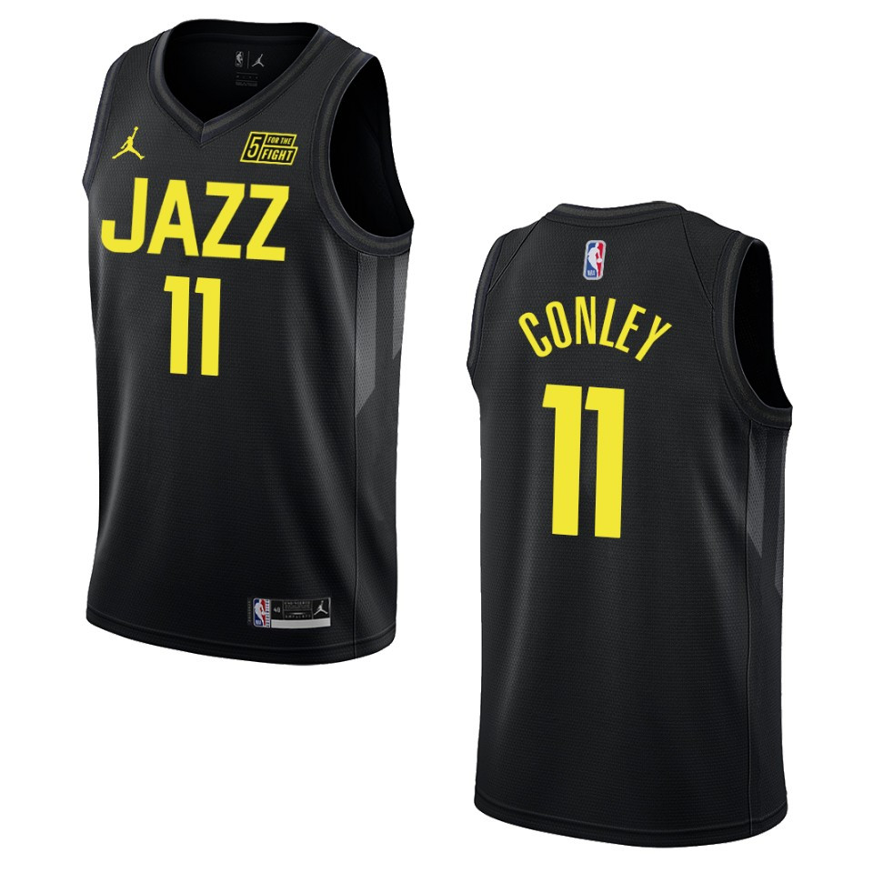 Mike Conley Black Statement Edition 2022-23 Utah Jazz Swingman Basketball Jersey