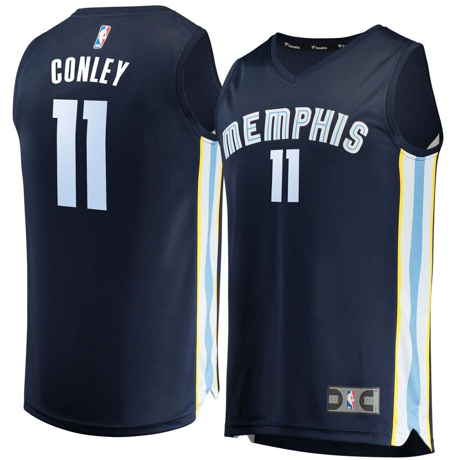 Mike Conley Memphis Grizzlies Fanatics Branded Youth Fast Break Replica Basketball Jersey Navy - Icon Edition
