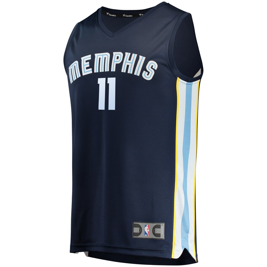Alternative view of Mike Conley Memphis Grizzlies Fanatics Branded Youth Fast Break Replica Basketball Jersey Navy - Icon Edition