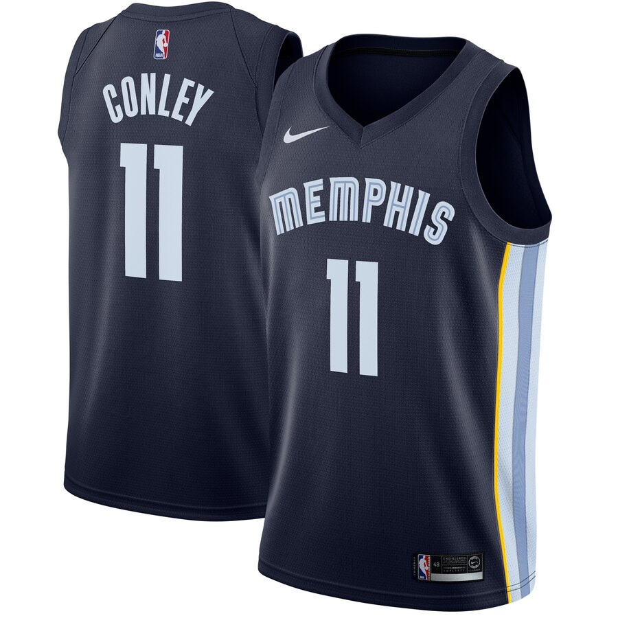 Mike Conley Memphis Grizzlies Swingman Basketball Jersey Navy - Icon Edition
