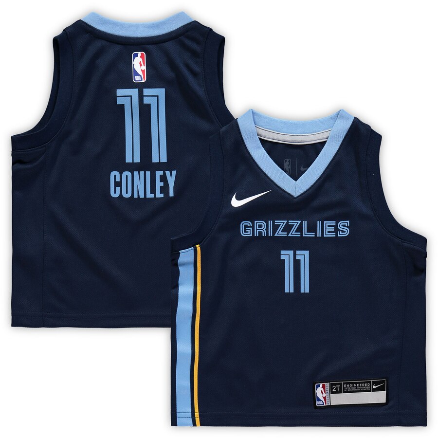 Mike Conley Memphis Grizzlies Toddler Replica Player Basketball Jersey Navy - Icon Edition