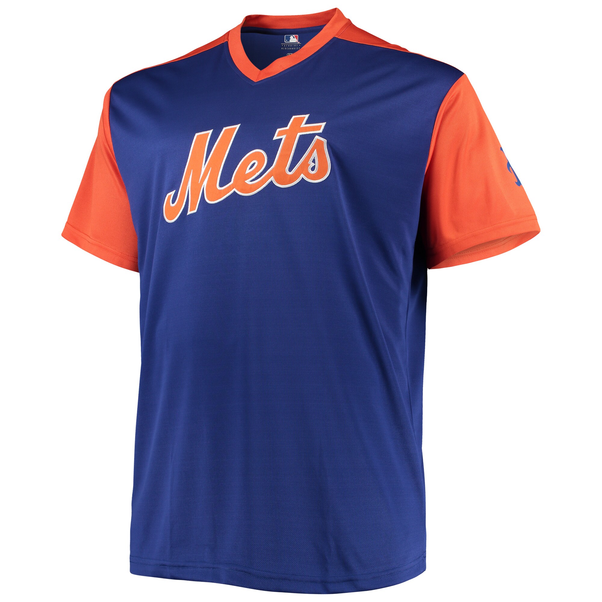 Alternative view of Mike Piazza New York Mets Cooperstown Collection Replica Player Baseball Jersey – Royal/orange