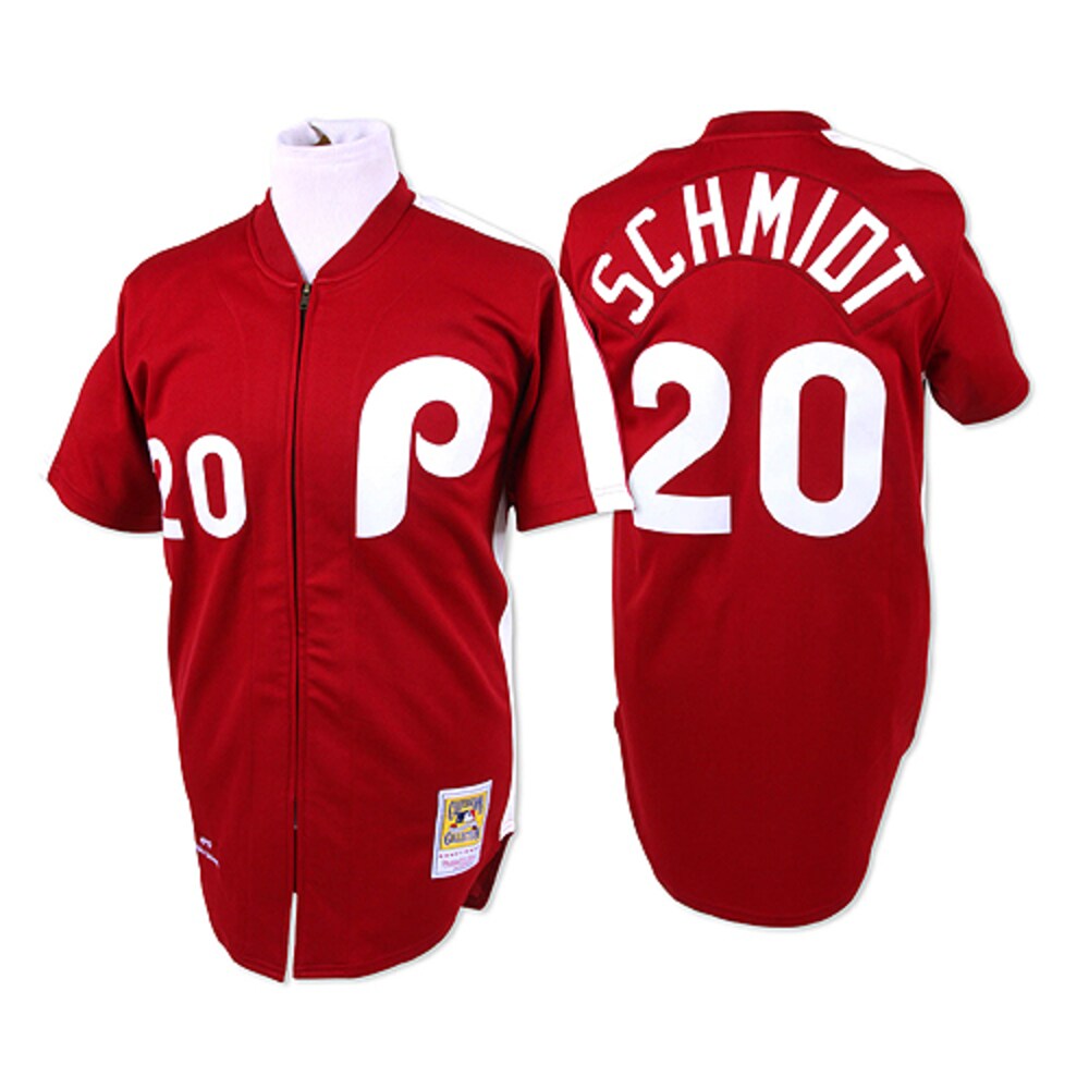 Mike Schmidt 1979 Philadelphia Phillies Mitchell & Ness Throwback Baseball Jersey - Maroon