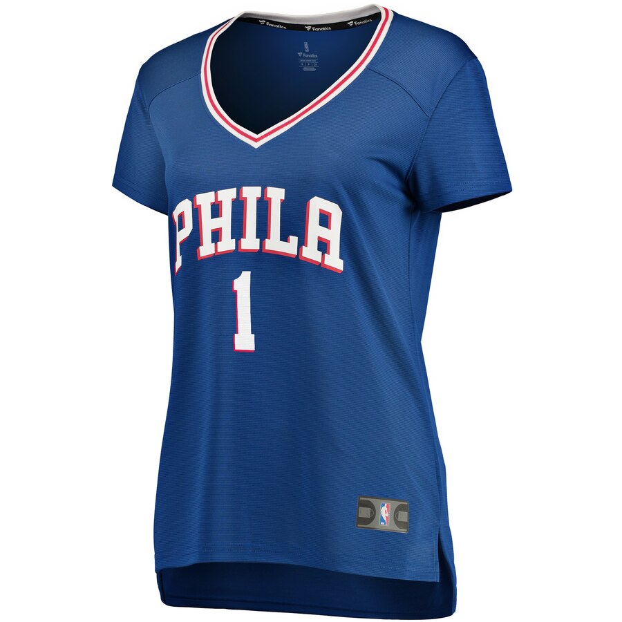 Alternative view of Mike Scott Philadelphia 76ers Fanatics Branded Women's Fast Break Replica Player Basketball Jersey - Icon Edition - Royal