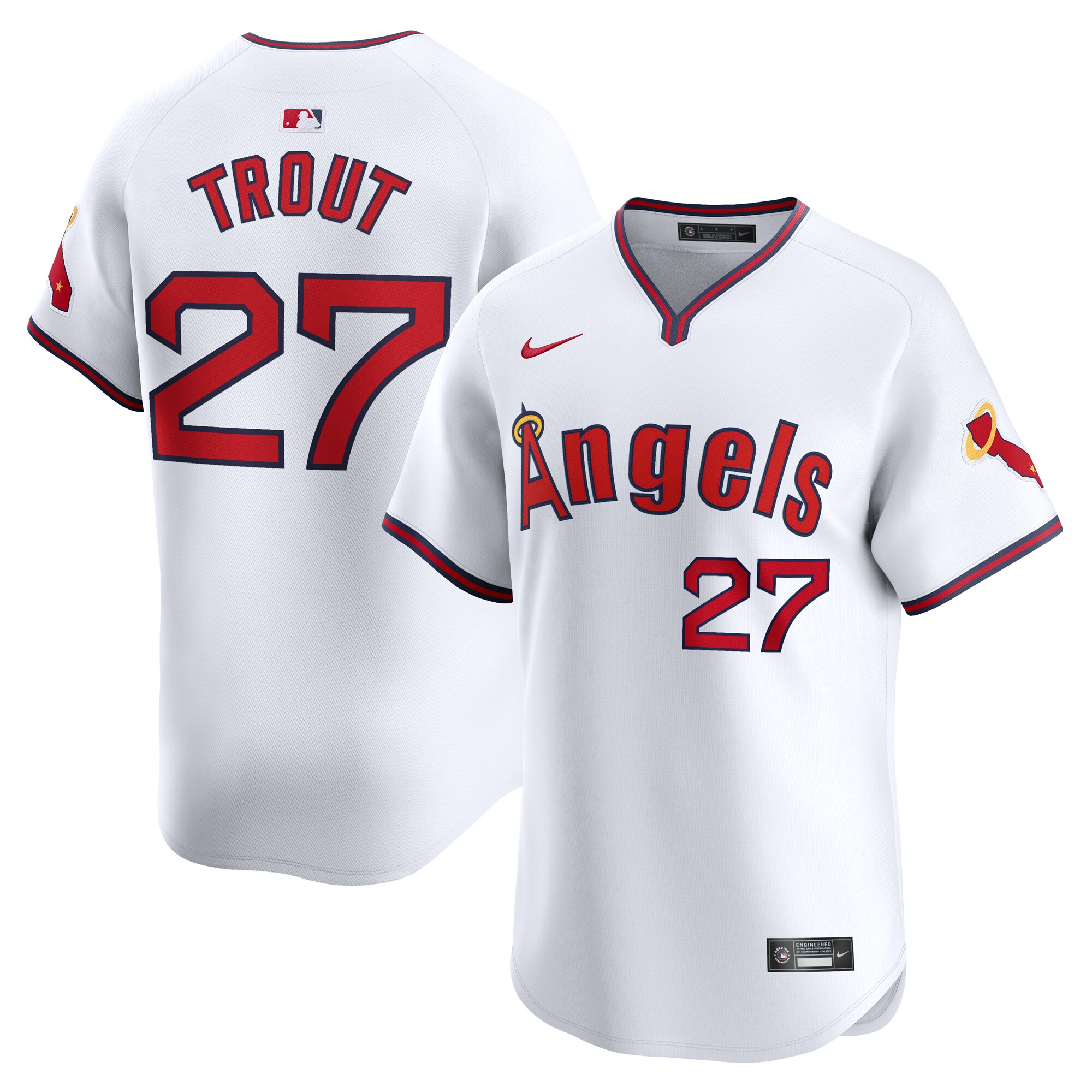 Mike Trout Los Angeles Angels Alternate Limited Player Baseball JerseyÃƒâ€šÃ‚Â ÃƒÂ¢Ã¢â€šÂ¬Ã¢â‚¬Å“ White
