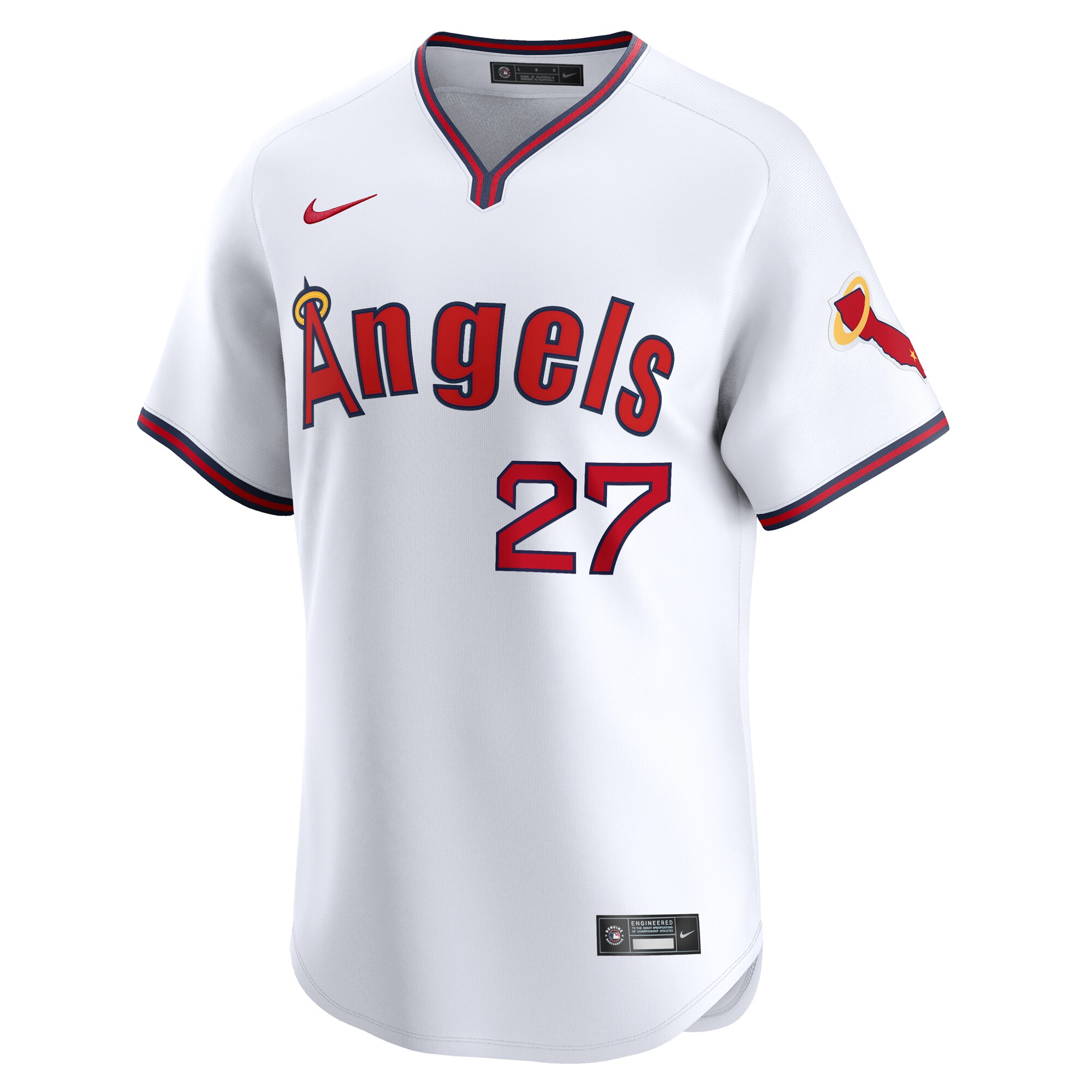 Alternative view of Mike Trout Los Angeles Angels Alternate Limited Player Baseball JerseyÃƒâ€šÃ‚Â ÃƒÂ¢Ã¢â€šÂ¬Ã¢â‚¬Å“ White