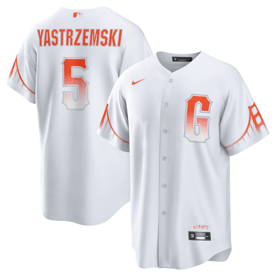 Mike Yastrzemski 5 San Francisco Giants City Connect Men Baseball Jersey - White 