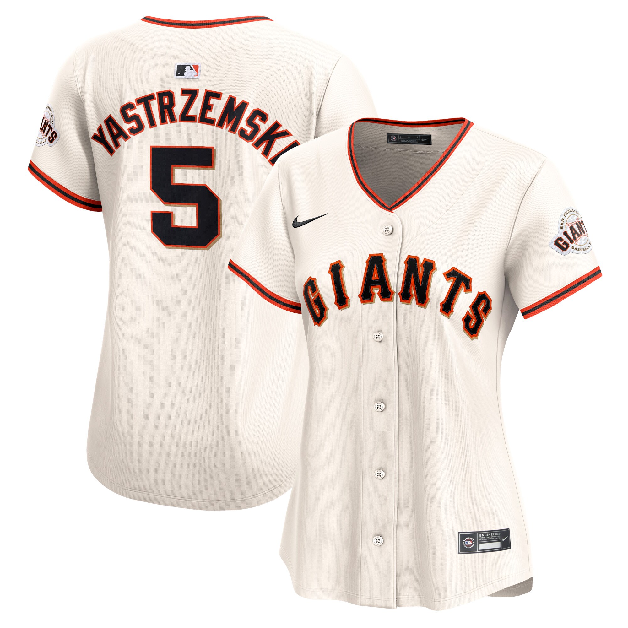 Mike Yastrzemski San Francisco Giants Women's Home Limited Player Baseball Jersey - Cream
