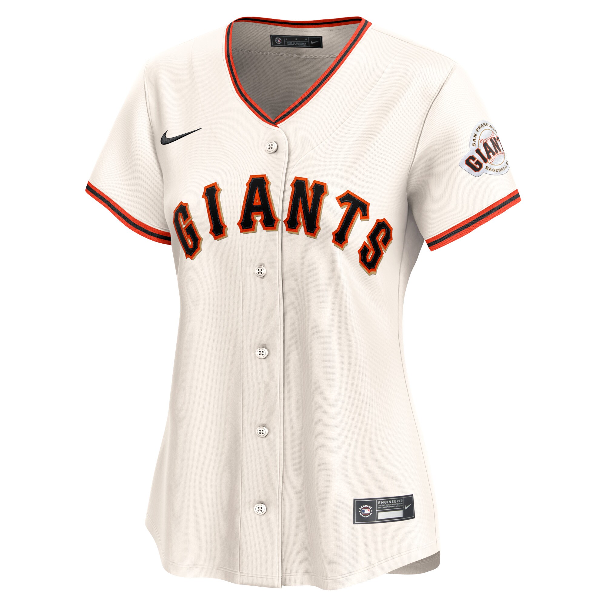 Alternative view of Mike Yastrzemski San Francisco Giants Women's Home Limited Player Baseball Jersey - Cream