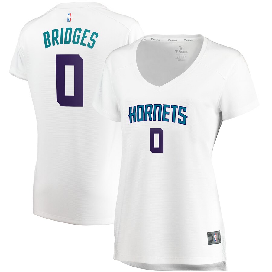 Miles Bridges Charlotte Hornets Fanatics Branded Women's Fast Break Replica Player Basketball Jersey - Association Edition - White