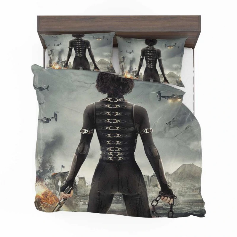 Alternative view of Milla Jovovich Resident Evil Retribution Movie Bedding Set - Custom Bedding Set