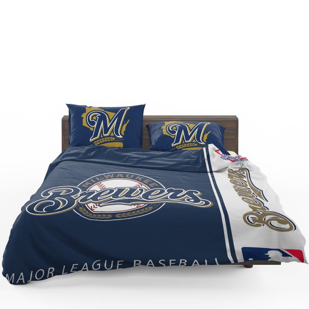 Milwaukee Brewers MLB Baseball National League Bedding Set - Custom Bedding Set