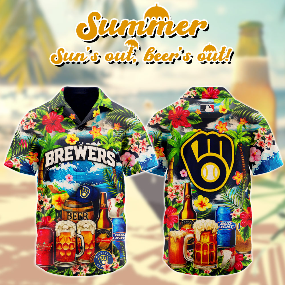 Milwaukee Brewers Mlb Hawaiian Shirt Special Edition 2025 Custom Baseball Jersey