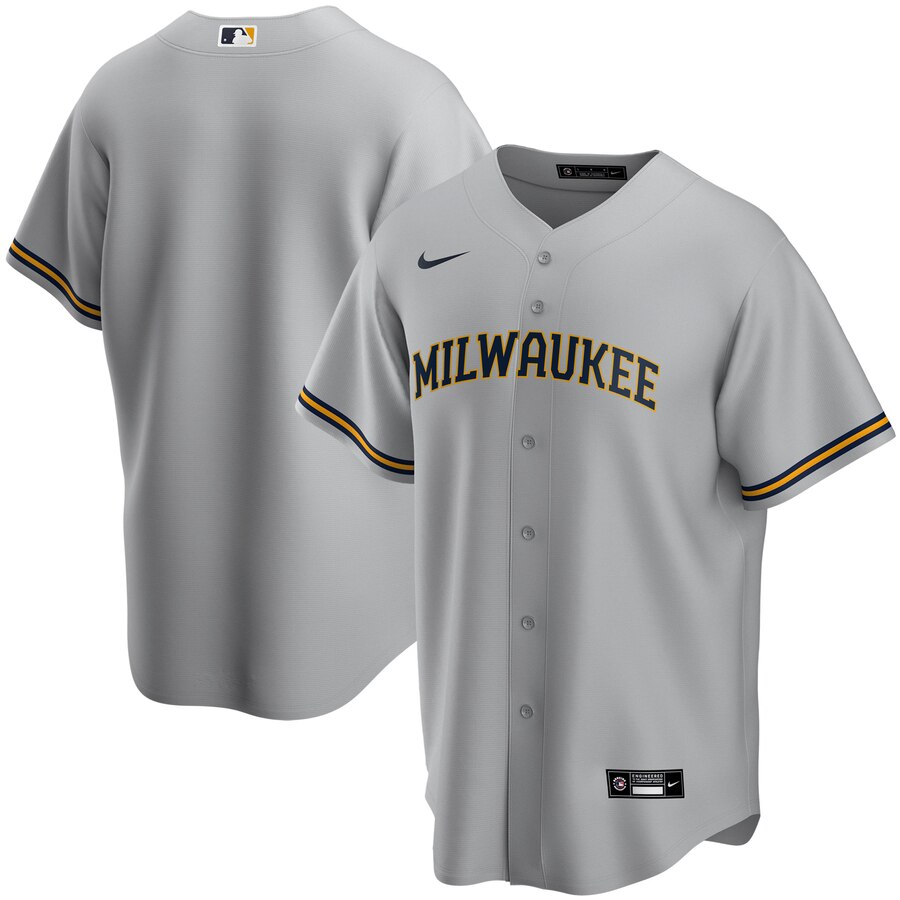 Milwaukee Brewers Youth Home 2020 Replica Team Baseball Jersey - White
