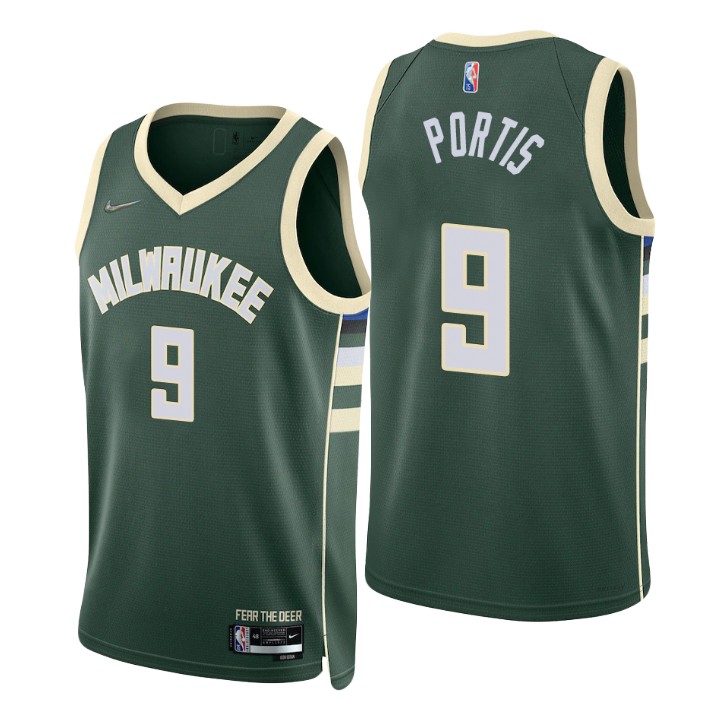Milwaukee Bucks Bobby Portis 75th Anniversary Diamond Basketball Jersey Icon Edition