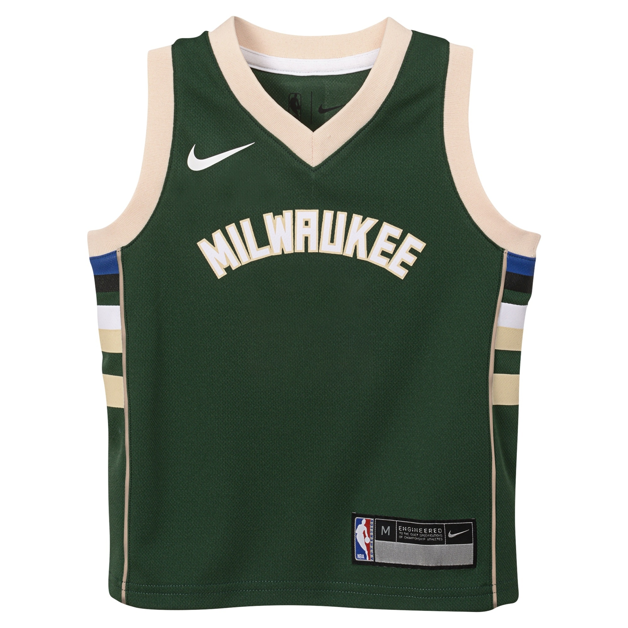 Alternative view of Milwaukee Bucks Icon Basketball Jersey - Custom - Toddler - JS964 
