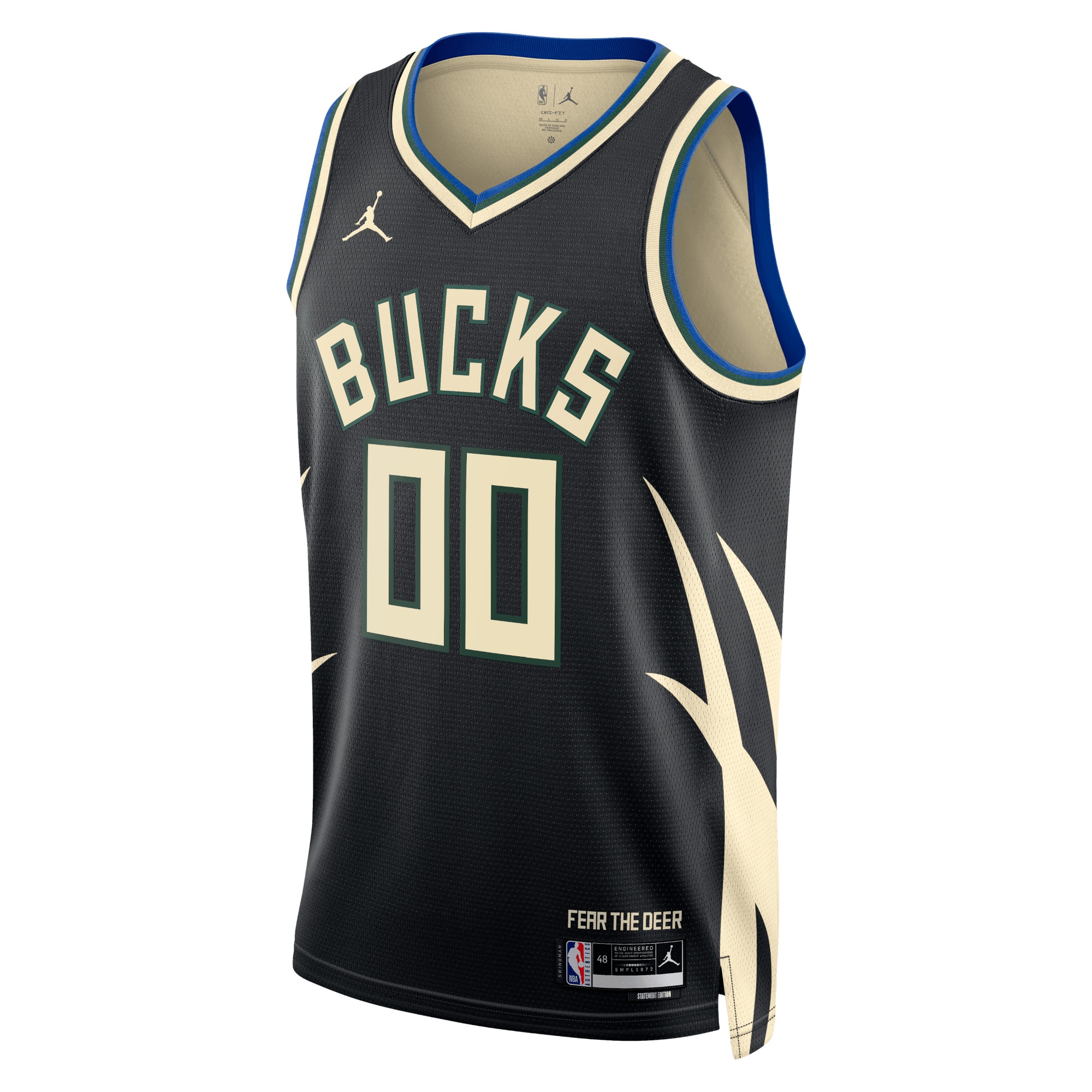 Milwaukee Bucks Jordan Statement Swingman Basketball Jersey - Custom - Unisex - JS272 