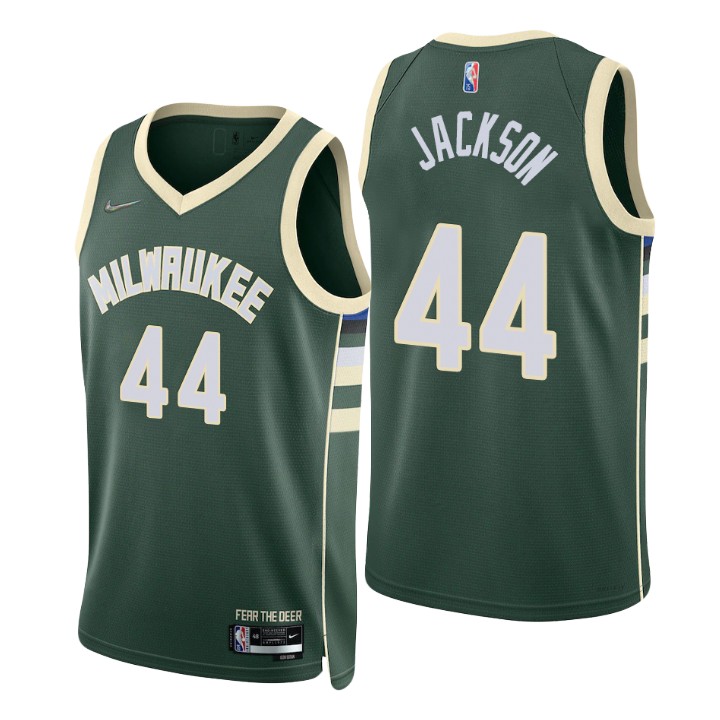 Milwaukee Bucks Justin Jackson 75th Anniversary Diamond Basketball Jersey Icon Edition