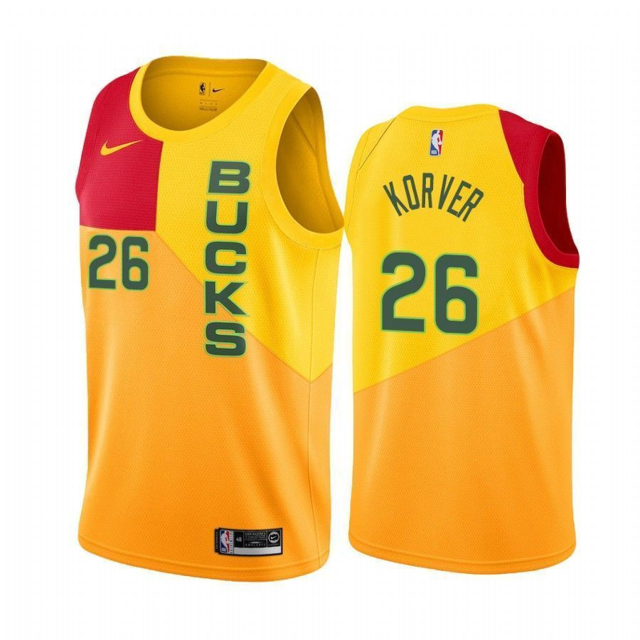 Milwaukee Bucks Kyle Korver 26 City Men's Basketball Jersey - JS783 