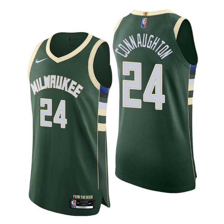 Milwaukee Bucks Pat Connaughton 75th Anniversary Authentic Basketball Jersey Icon