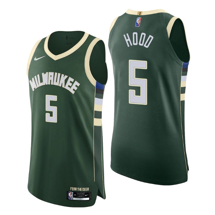 Milwaukee Bucks Rodney Hood 75th Anniversary Authentic Basketball Jersey Icon