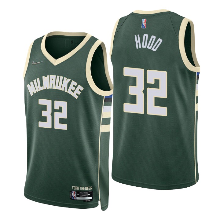 Milwaukee Bucks Rodney Hood 75th Anniversary Diamond Basketball Jersey Icon Edition