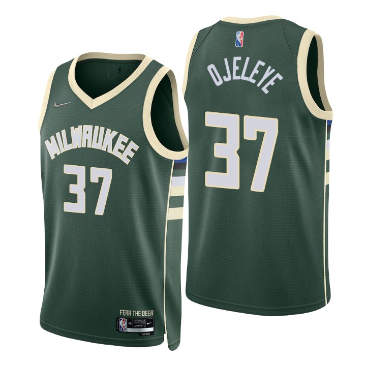 Milwaukee Bucks Semi Ojeleye 75th Anniversary Diamond Basketball Jersey Icon Edition