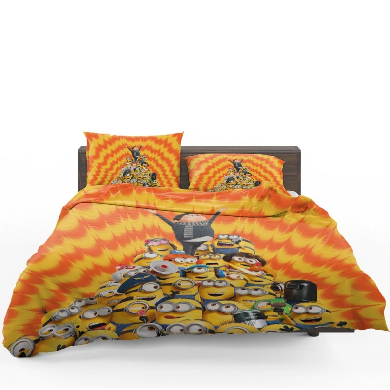 Minions The Rise Of Gru Kids Cartoon Movie Bedding Set - Custom Bedding Set