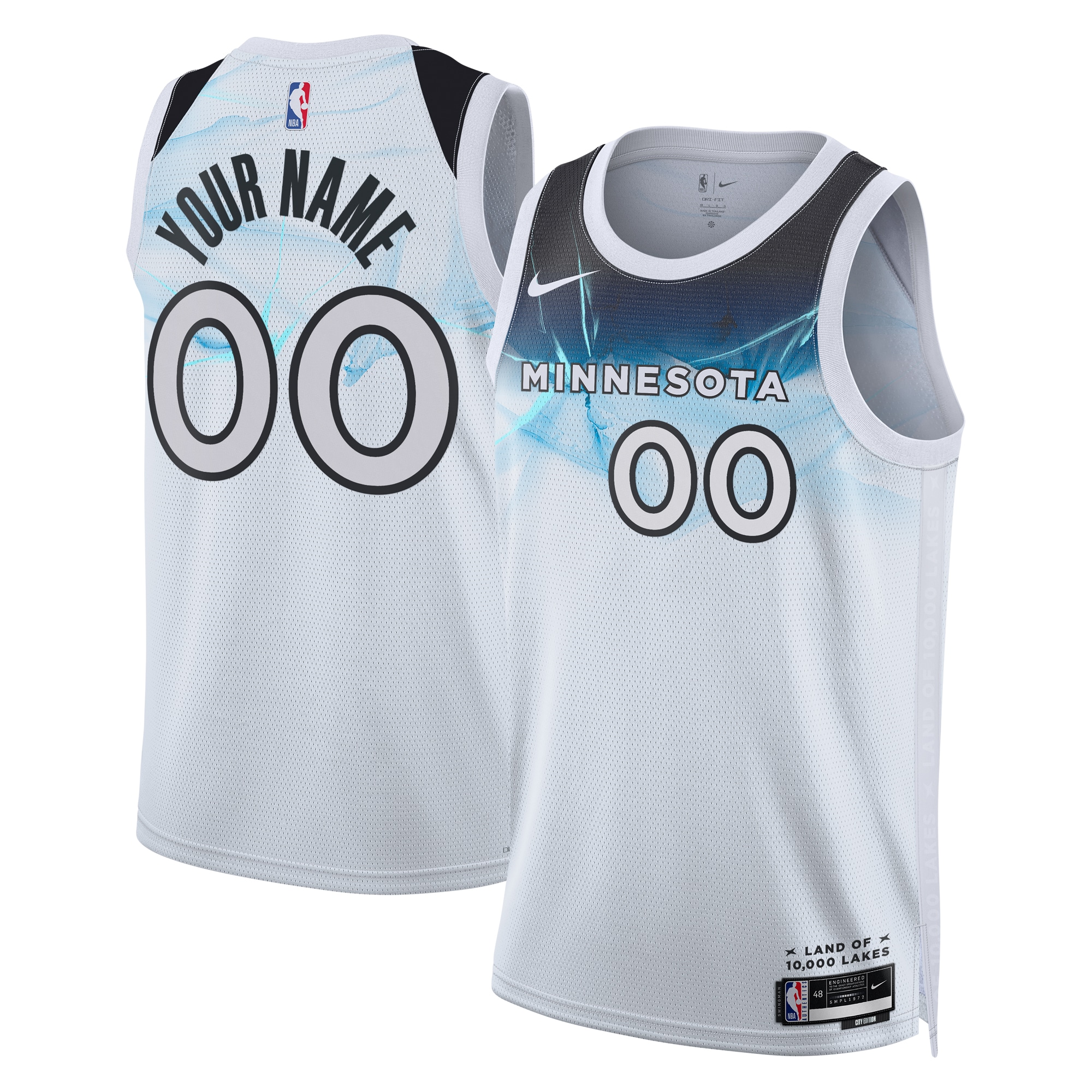 Minnesota Timberwolves City Edition Swingman Basketball Jersey 2024 - Custom - Unisex - JS282 