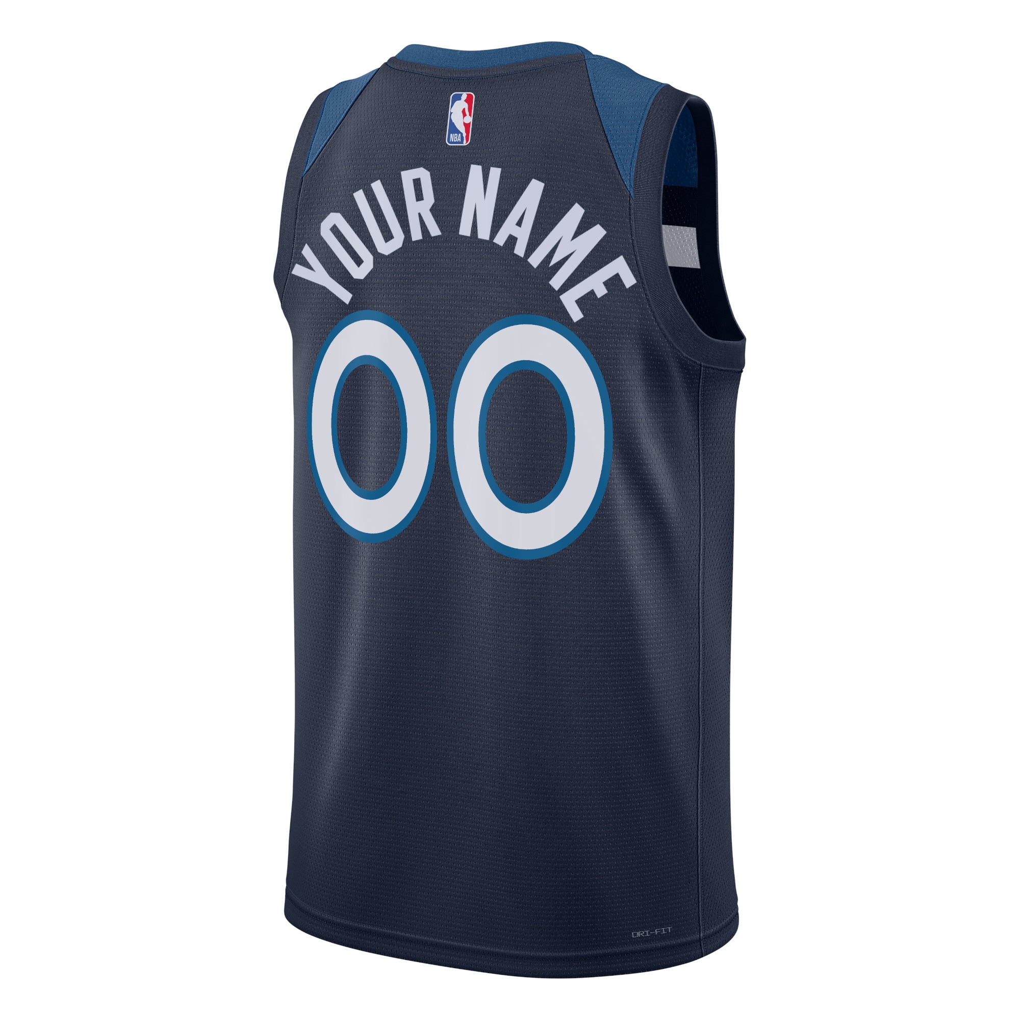 Alternative view of Minnesota Timberwolves Icon Swingman Basketball Jersey - Custom - Unisex - JS403 