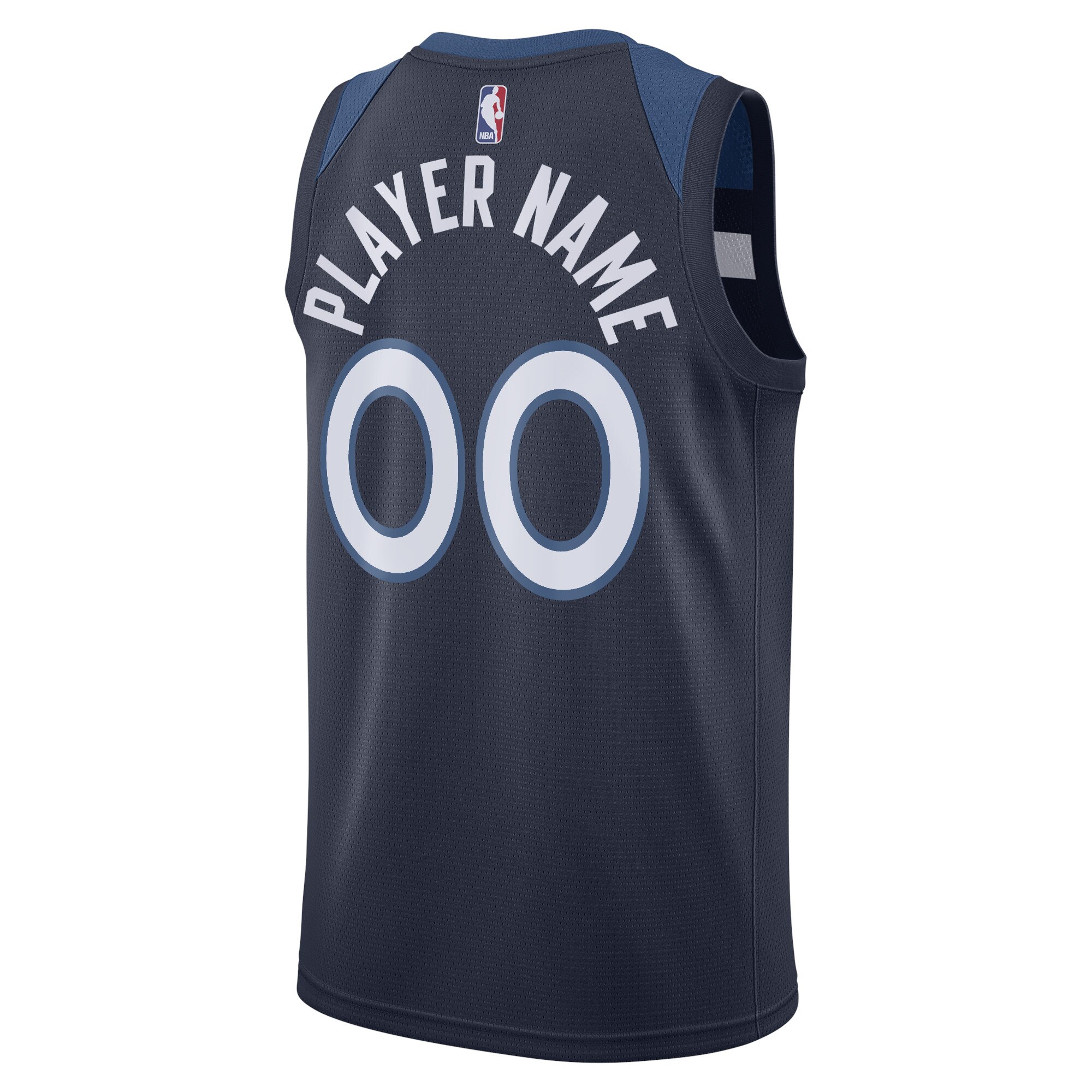 Alternative view of Minnesota Timberwolves Icon Swingman Basketball Jersey - Custom - Youth - JS598 