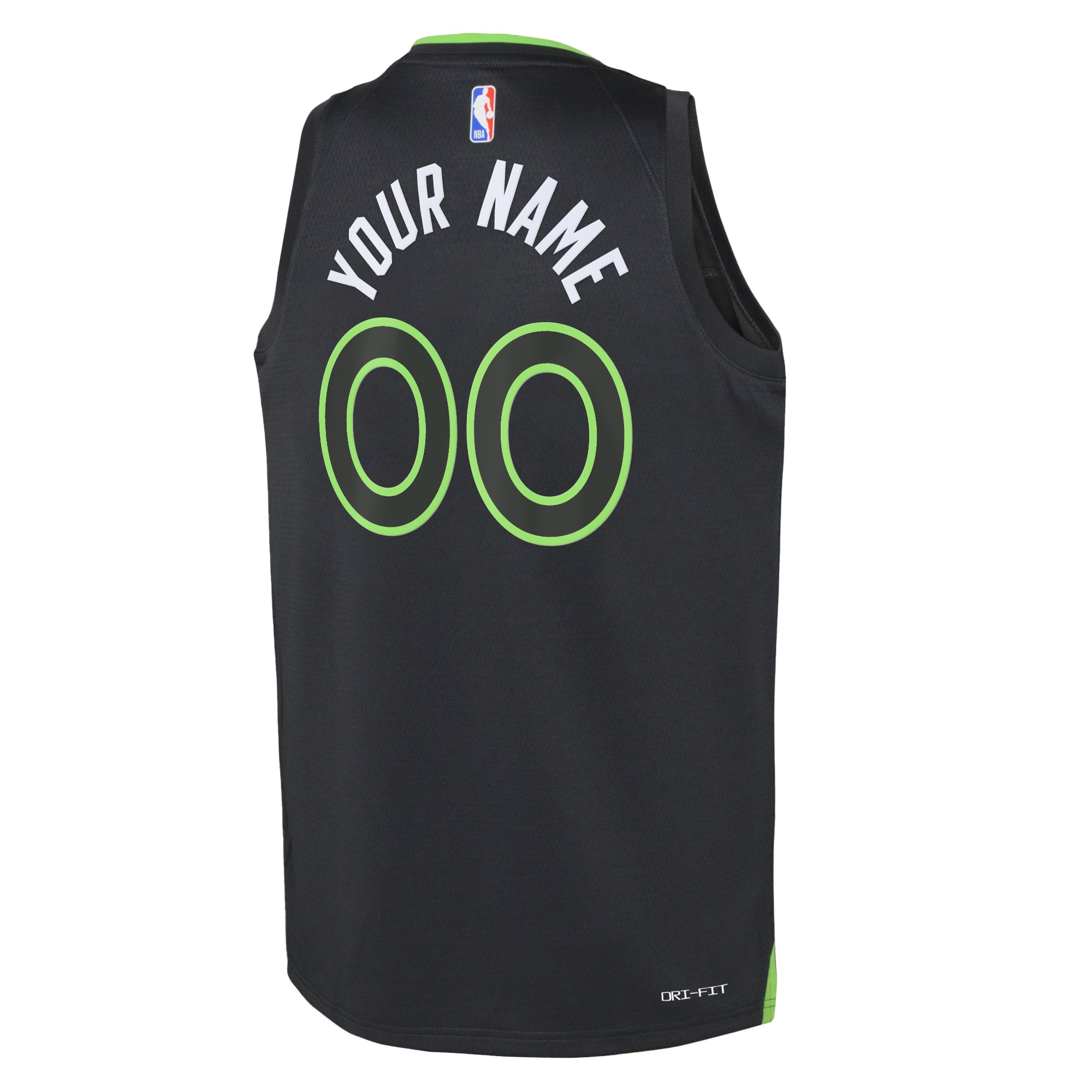 Alternative view of Minnesota Timberwolves Jordan Statement Swingman Basketball Jersey 22 - Custom - Youth - JS975 