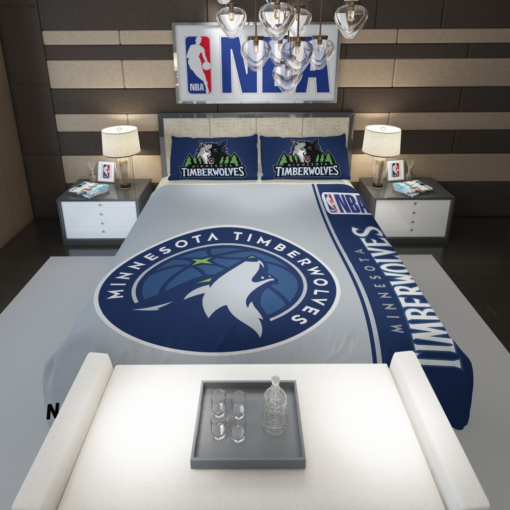 Minnesota Timberwolves NBA Basketball Comforter - Custom Bedding Set