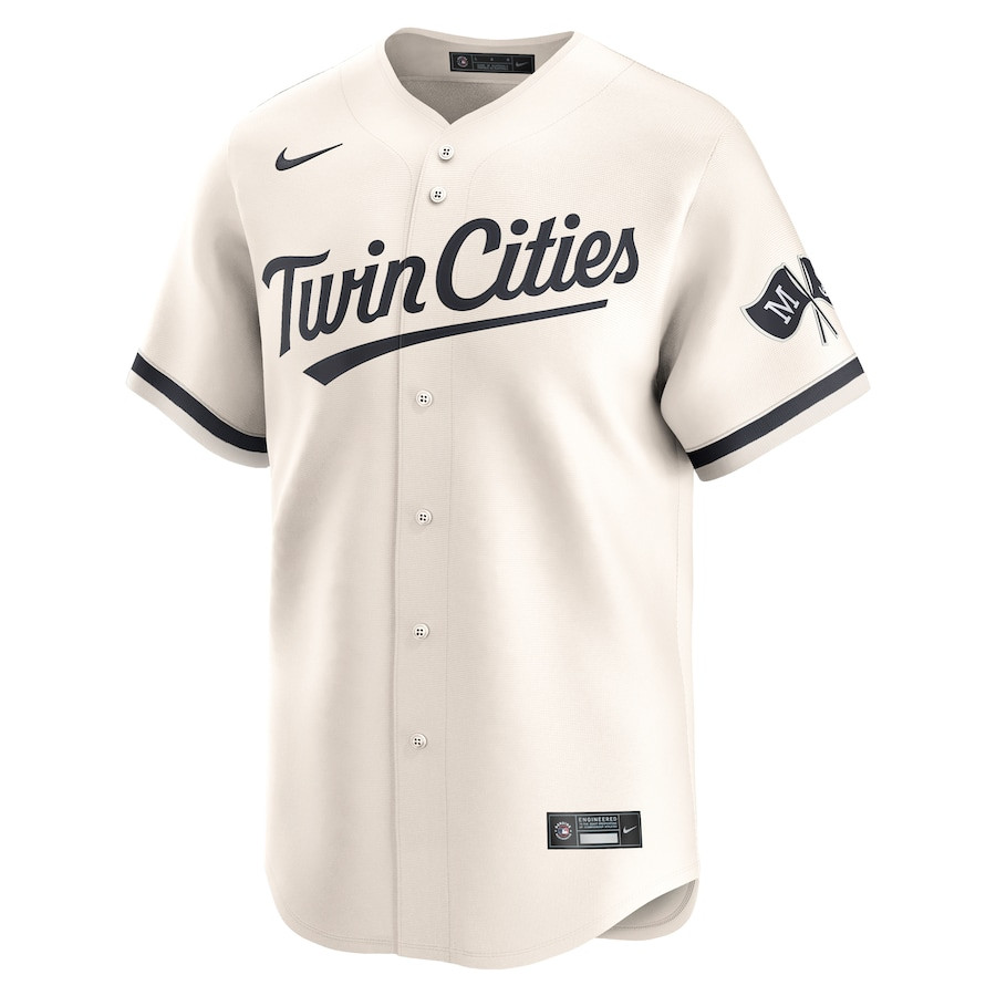 Alternative view of Minnesota Twins Alternate Limited Men Baseball Jersey - Cream 