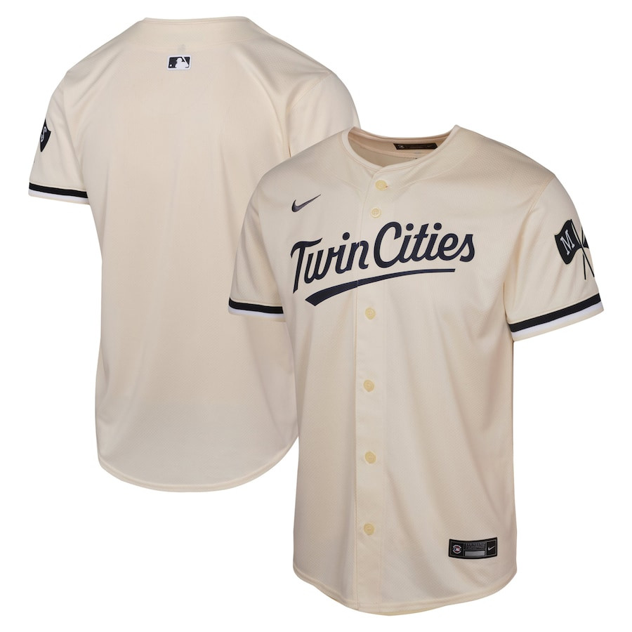 Minnesota Twins Alternate Limited YOUTH Baseball Jersey - Cream 