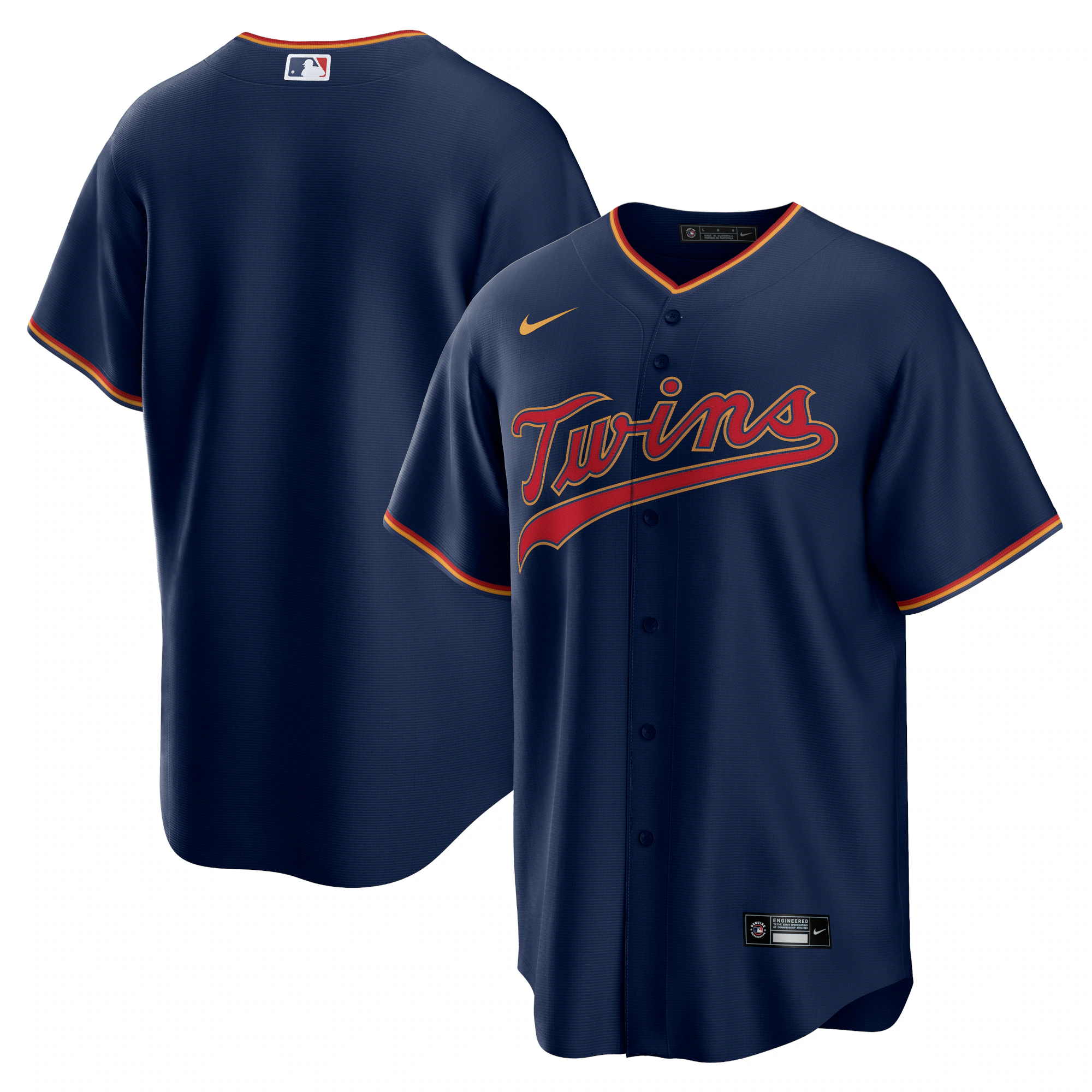 Minnesota Twins Alternate Replica Team Baseball Jersey - Navy